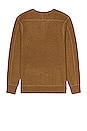 view 2 of 3 Button Henley Sweater in Camel