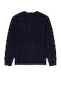 view 2 of 3 Button Henley Sweater in Navy