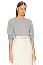 view 1 of 4 Lightweight Crew Neck Sweater in Heather Grey