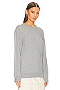 view 2 of 4 Lightweight Crew Neck Sweater in Heather Grey