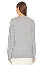 view 3 of 4 Lightweight Crew Neck Sweater in Heather Grey