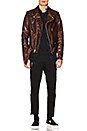 view 6 of 6 BLOUSON PERFECTO in Brown