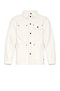 view 1 of 3 Unlined Chore Jacket in Off White