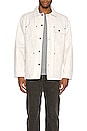 view 3 of 3 Unlined Chore Jacket in Off White