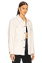view 2 of 3 Unlined Chore Jacket in Off White