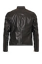 view 2 of 3 Retro Racer Jacket in Black