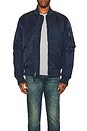 view 4 of 4 Men's Nylon Flight Jacket in Navy