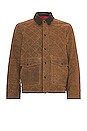 view 1 of 3 Waxed Cotton Hunting Jacket in Khaki