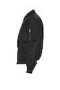 view 3 of 4 Men's Nylon Flight Jacket in Black