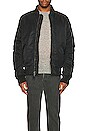 view 4 of 4 Men's Nylon Flight Jacket in Black