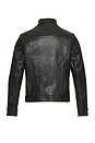 view 2 of 3 Naked Cowhide Jean Style Jacket in Black