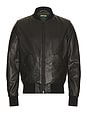 view 1 of 4 Lightweight Bomber Jacket in Black