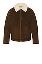 view 4 of 4 Corduroy Delivery Jacket in Brown
