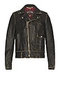 view 3 of 4 Vintage Bikeriders Jacket in Black