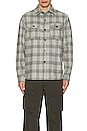 view 4 of 4 Nyc Plaid Cpo Shirt in Heather Grey