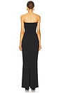 view 3 of 3 Georgina Strapless Dress in Black & White