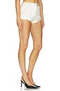 view 2 of 6 Naomi Satin Shorts in Cream