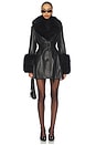 view 4 of 4 Roxy Leather Coat in Black