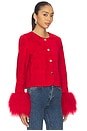 view 2 of 4 Frida Suede Jacket in Red