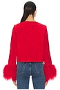 view 3 of 4 Frida Suede Jacket in Red