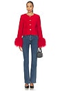 view 4 of 4 Frida Suede Jacket in Red