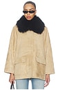 view 2 of 5 Raegan Suede Feild Jacket in Hazelnut