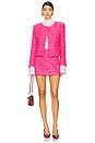 view 5 of 6 Alina Tweed Skirt in Pink