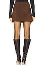 view 4 of 6 Alara Suede Skirt in Espresso