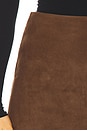 view 6 of 6 Alara Suede Skirt in Espresso