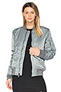 view 1 of 5 BLOUSON BOMBER EN POLYAMIDE in Grey