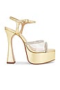 view 1 of 5 Aileen Platform Sandal in Ouro Claro Orch
