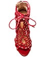 view 4 of 5 Dubiane Heel in Neutral & Scarlet