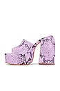 view 5 of 5 Aretha Platform Mule in Sweet Lilac