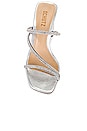 view 4 of 5 Chessie Bright Sandal in Silver & Cristal