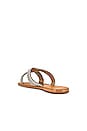 view 3 of 5 Alivia Sandal in Light Wood & Cristal