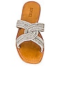 view 4 of 5 Alivia Sandal in Light Wood & Cristal