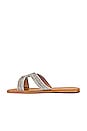 view 5 of 5 Alivia Sandal in Light Wood & Cristal