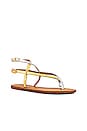 view 2 of 5 Elsie Sandal in Ouro Claro Orch & Prata