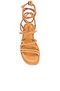 view 4 of 5 Magdalena Flat Sandal in Nude Caramel