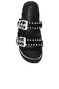 view 4 of 5 X Revolve Sirah Flatform Slide in Black