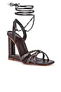 view 2 of 5 Filipa Braided Sandal in Dark Chocolate
