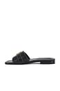 view 5 of 5 Wavy Flat Sandal in Black