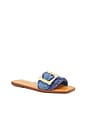 view 2 of 5 Enola Flat Sandal in Azul & Summer Jeans