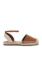 view 1 of 5 Greeca Flat Espadrille in Miele