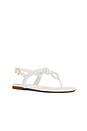 view 2 of 5 Sage Flat Sandal in White