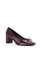 view 2 of 5 Arissa Pump in Merlot Wine