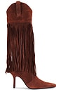 view 1 of 5 Raffaela Up Fringes Boot in Truffle Brown