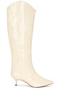 view 1 of 5 Maryana Wide Calf Boot in Eggshell