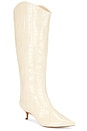 view 2 of 5 Maryana Wide Calf Boot in Eggshell