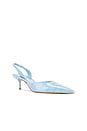 view 2 of 5 Paola Mid Slingback in Riviera Blue